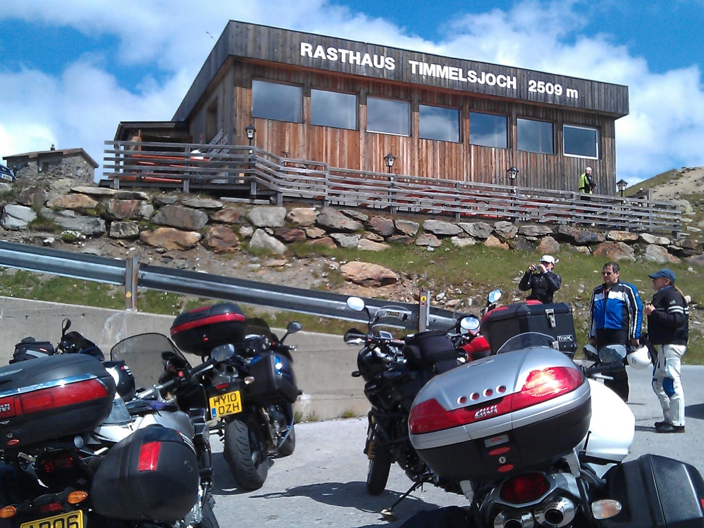 guided motorcycle tours to Europe - Timmelsjoch Pass