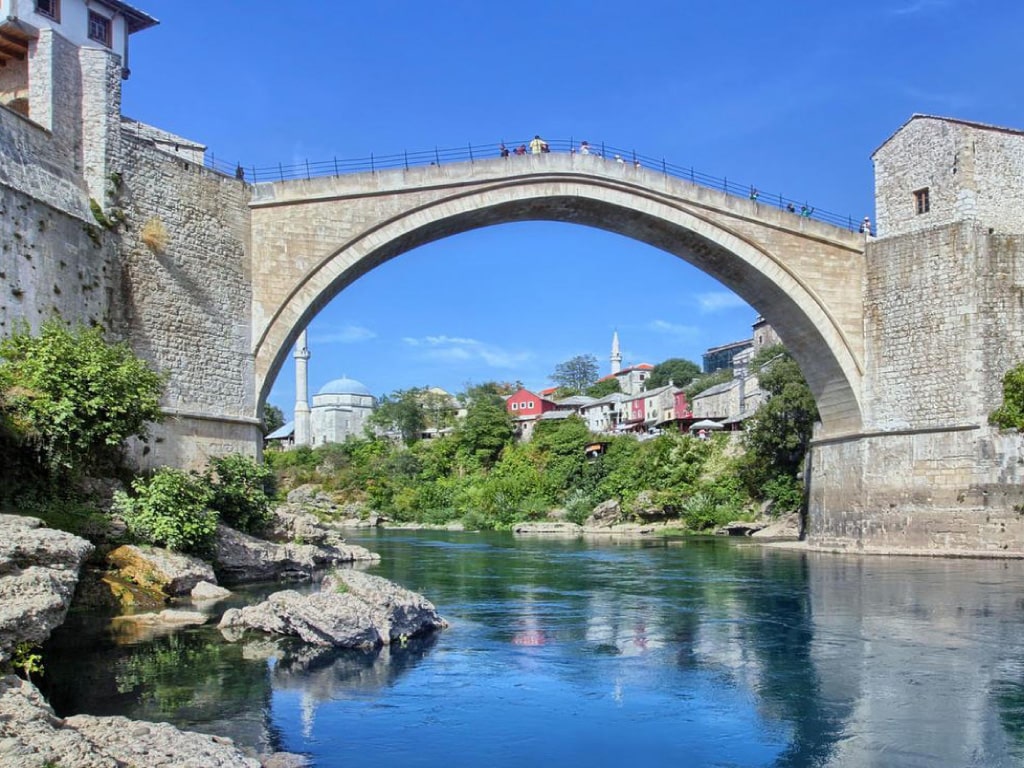 self guided motorcycle tours to Europe, Bosnia, Mostar tour